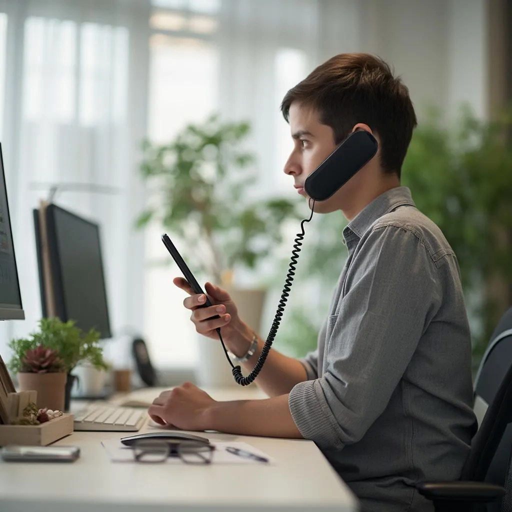 Ergonomía para trabajo con móviles